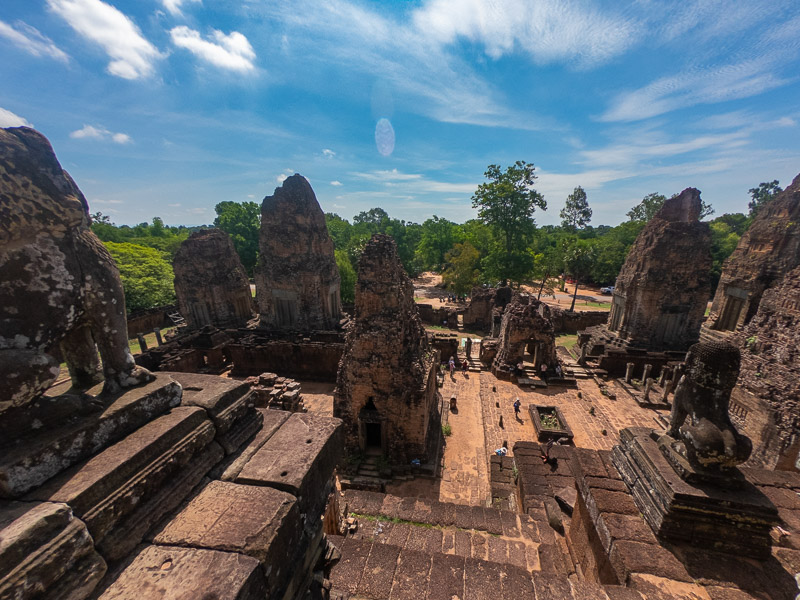 View from the top of the temple