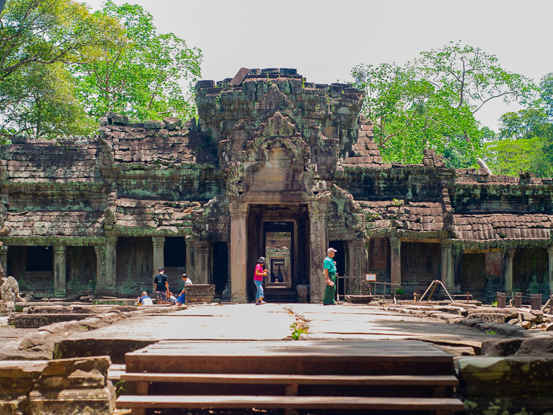 Entrance to the temple