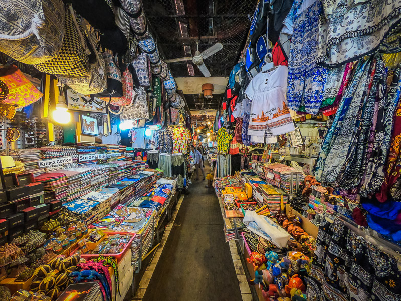 The colorful old market