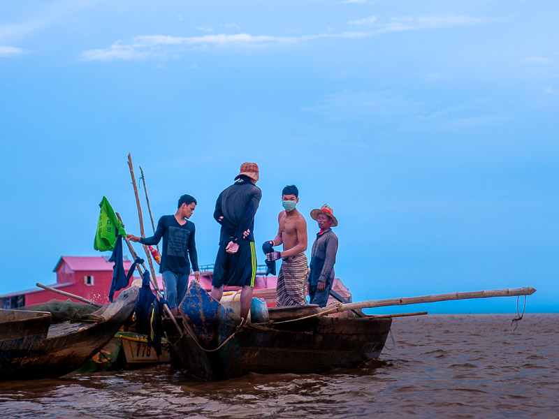 Local fisherman at the lake