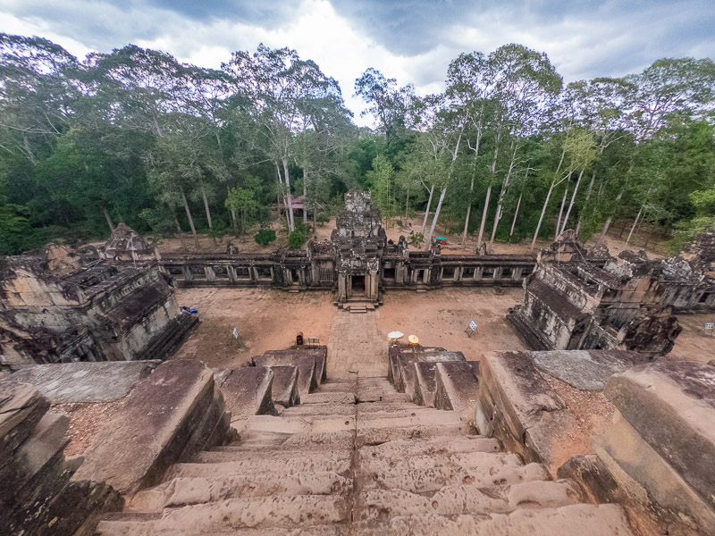 View from the top of the temple