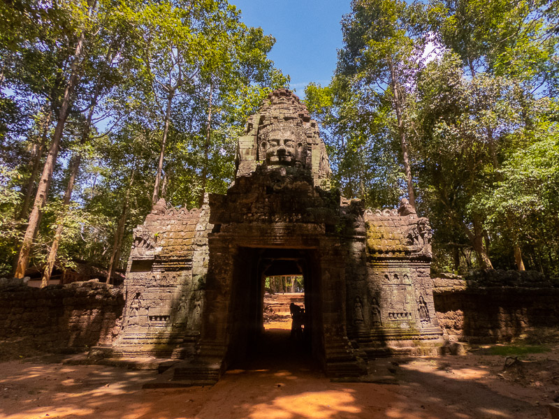 Entrance to the temple