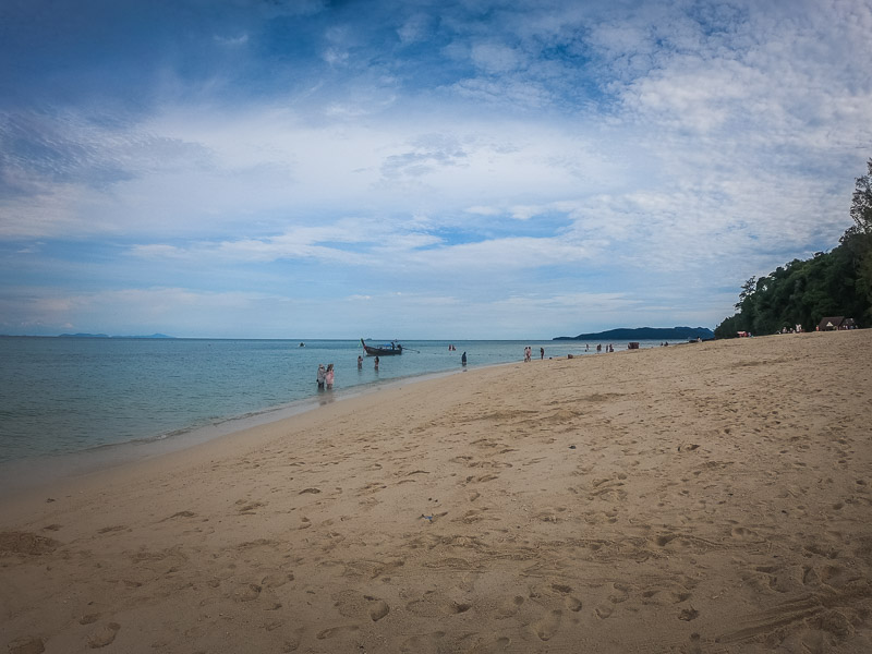 View from the beach