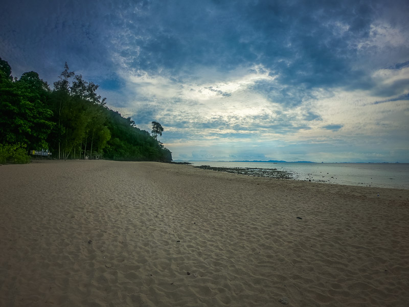 View from the beach