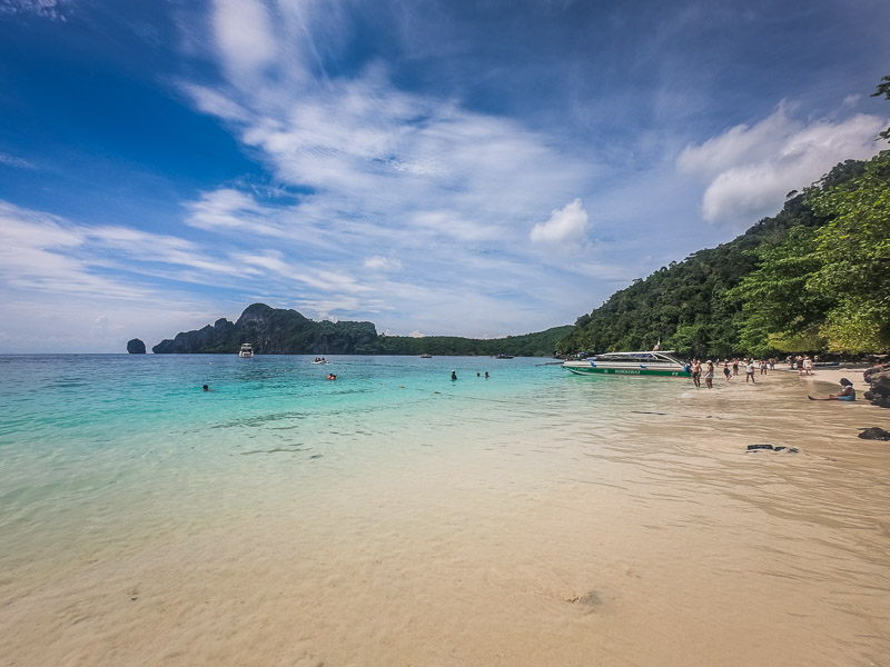 View from the beach