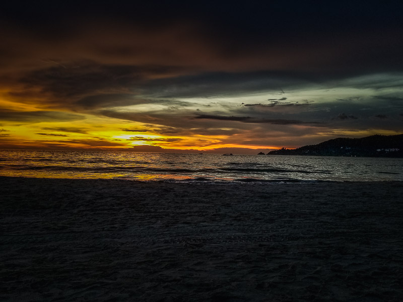 Sunset at the beach