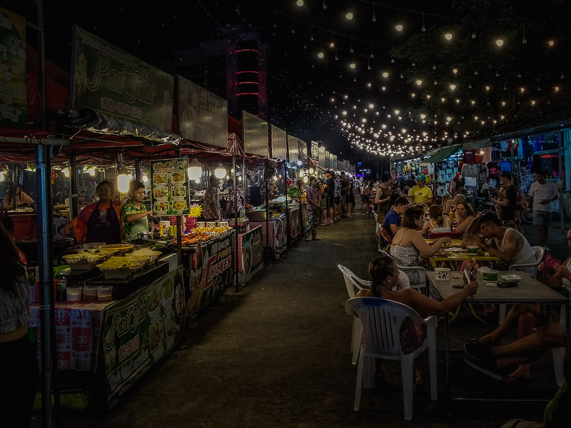 Night food market