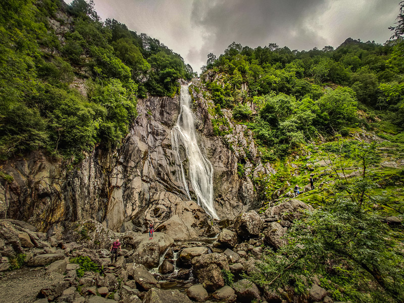 Up close to the waterfall