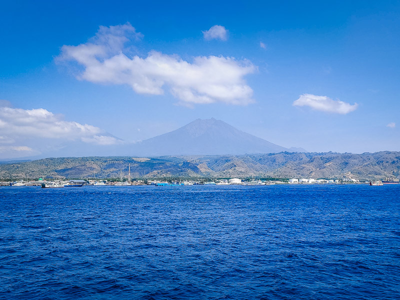 View of Ketapang from the ferry