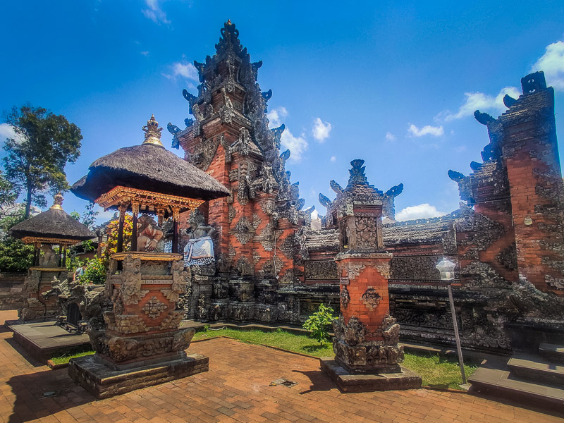 Temple walls at the entrance