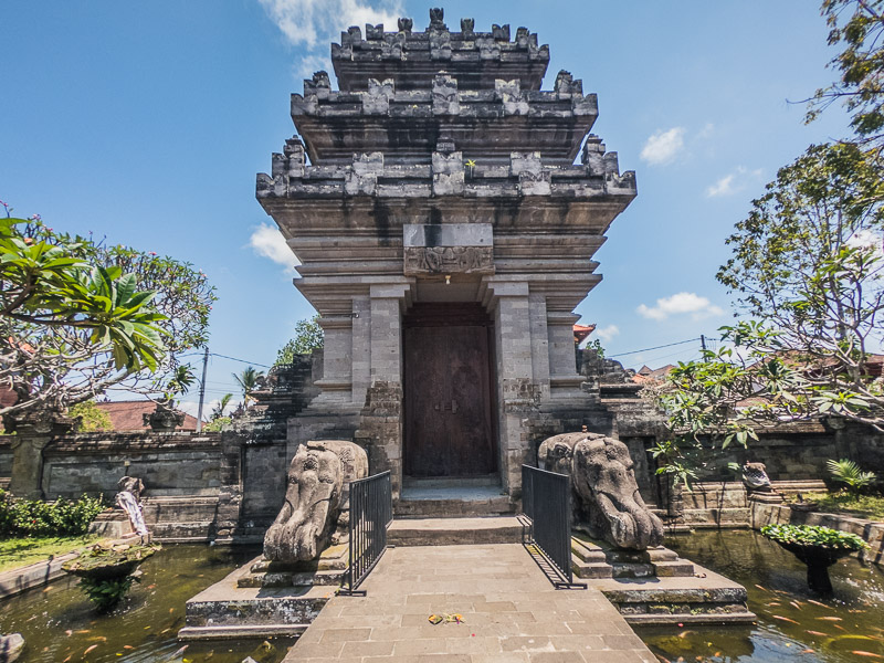 One of the decorated gates