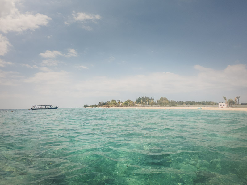 Snorkeling spot near the island