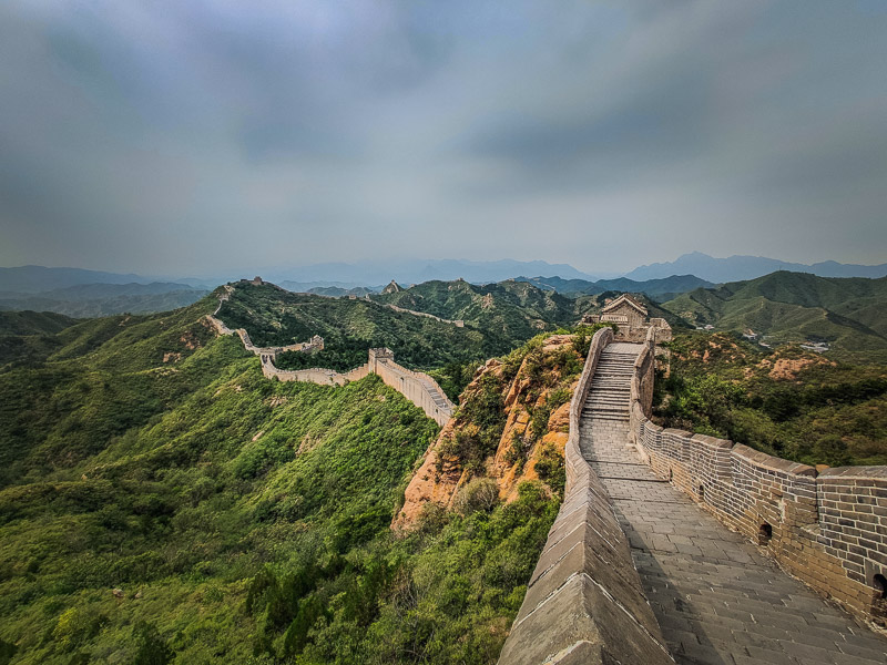 View from one of the towers after the ascent