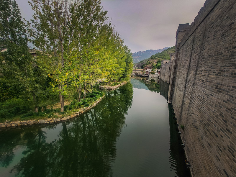 The river at the walled town