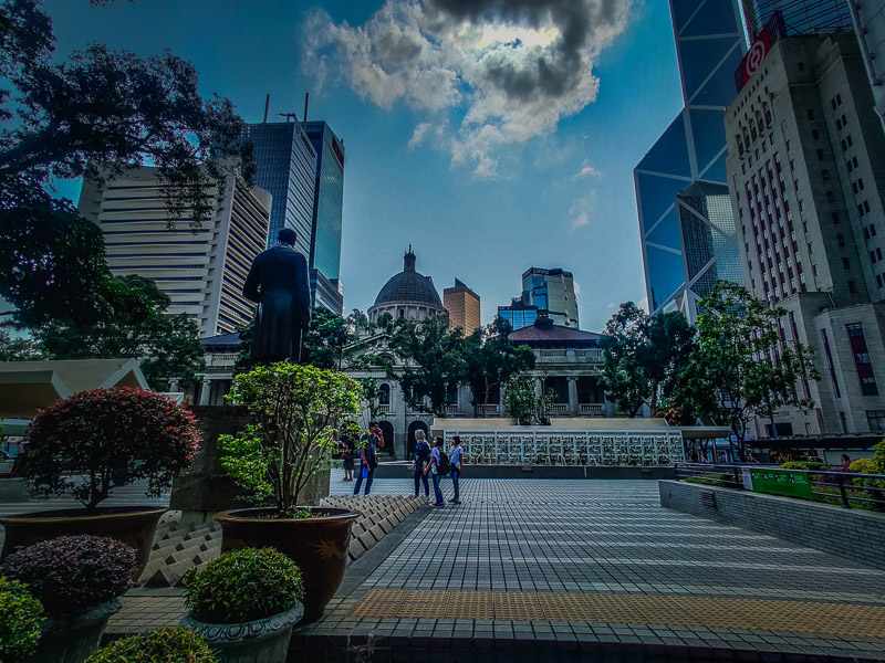 One of the squares in Central