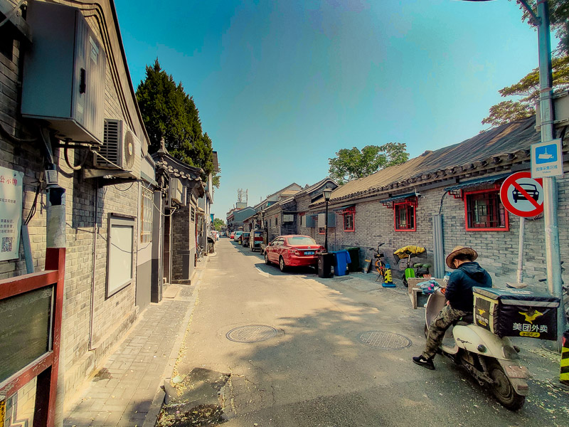 Narrow residential streets