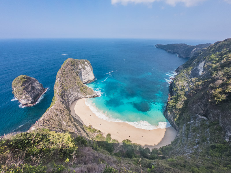 View of the picture perfect beach