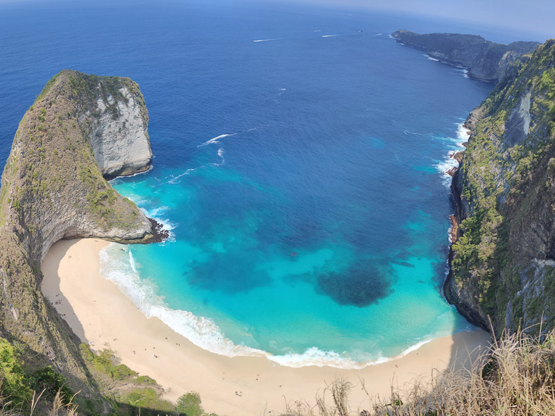 View of the picture perfect beach