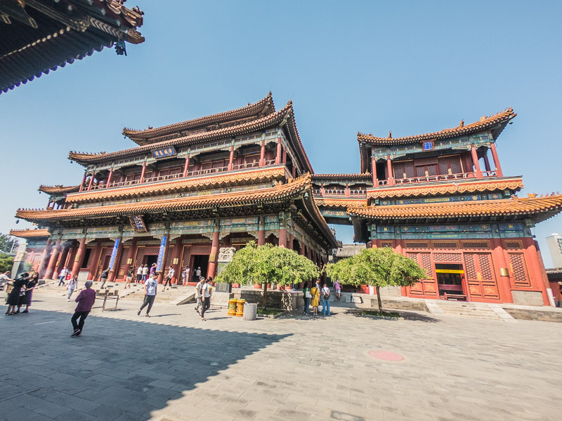 The biggest shrine at the end of the temple