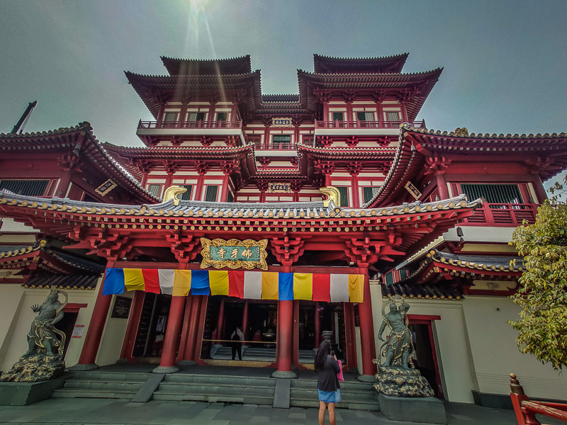 Buddhist temple in the area