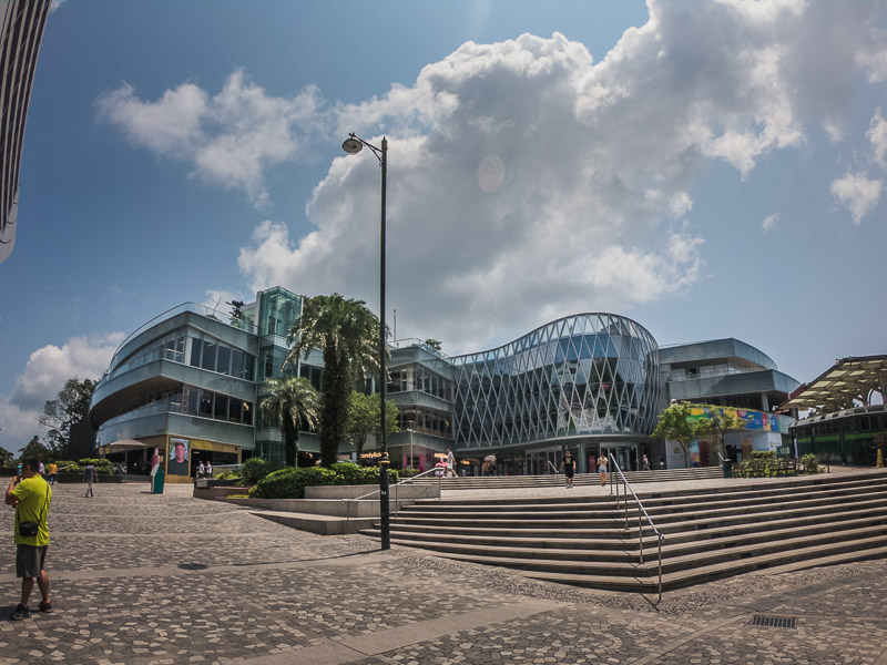 Shops at the funicular station