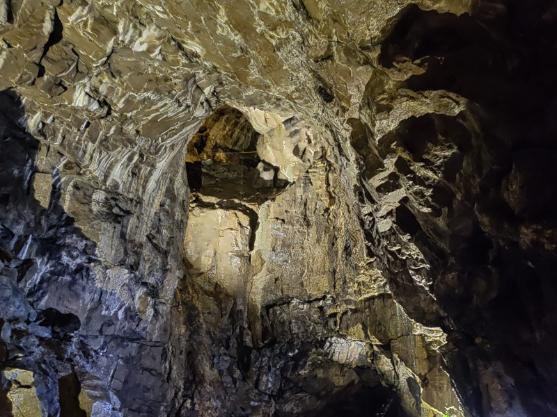 Inside the large chamber