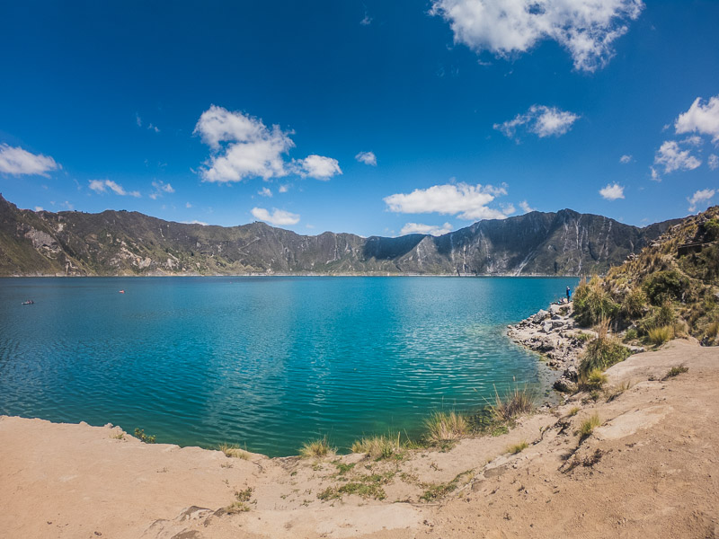 View of the lake from the shore