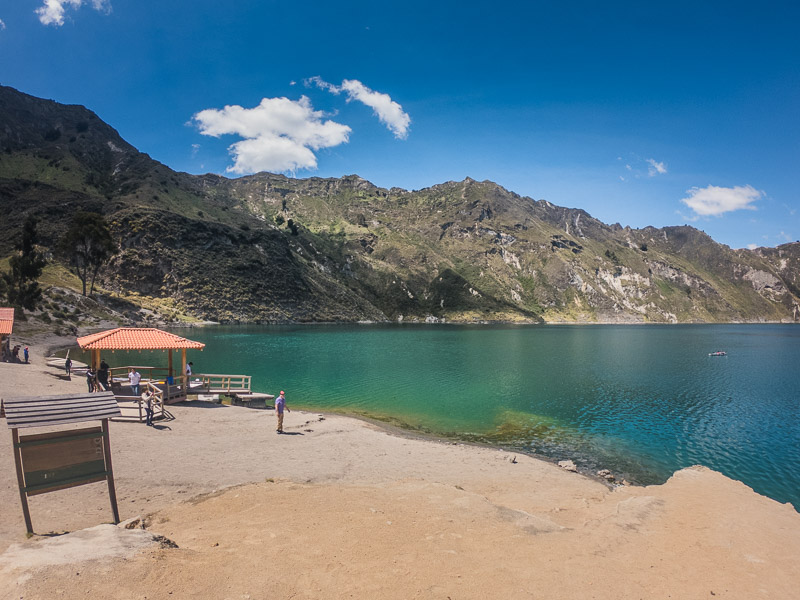 View of the lake from the shore