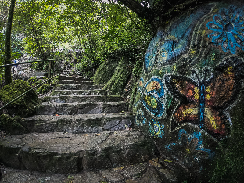 Artwork along the trail