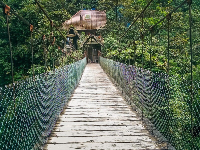 The wooden bridge to take pictures from