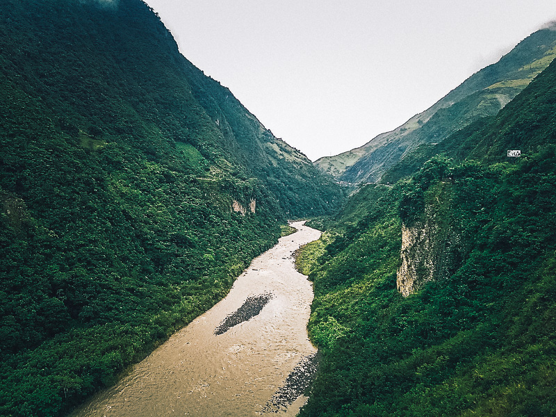 The landscape from the highway