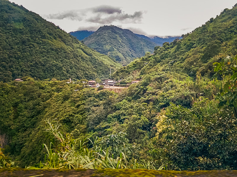 Approaching the small town