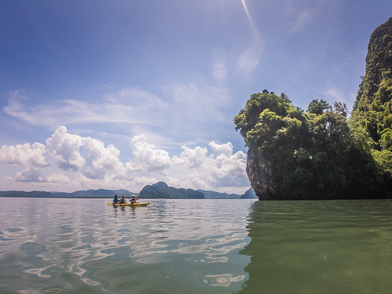 Approaching the cave