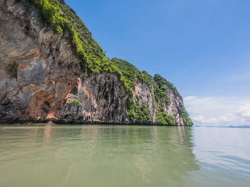 The outer cliff walls