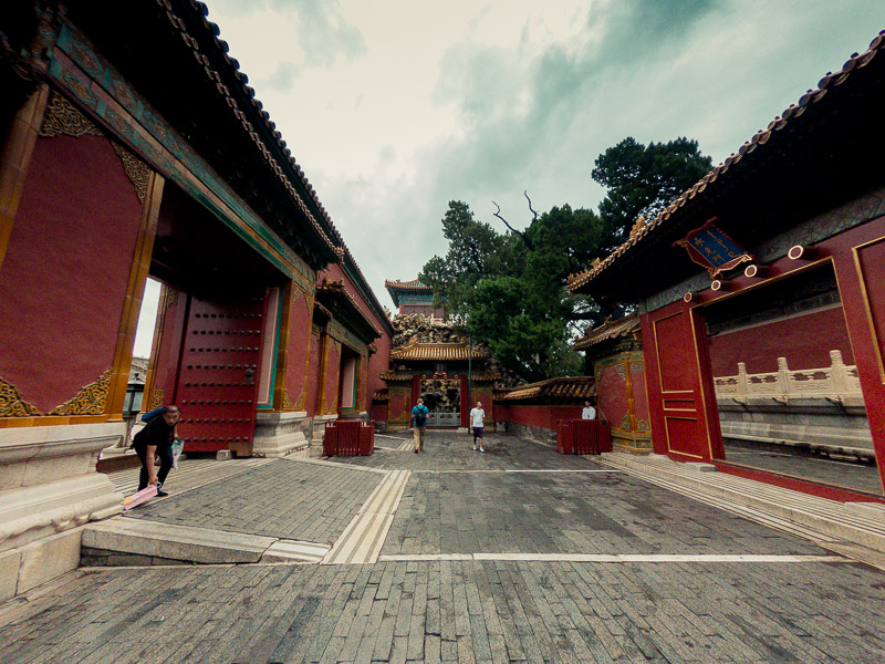 Residential buildings at the concubines