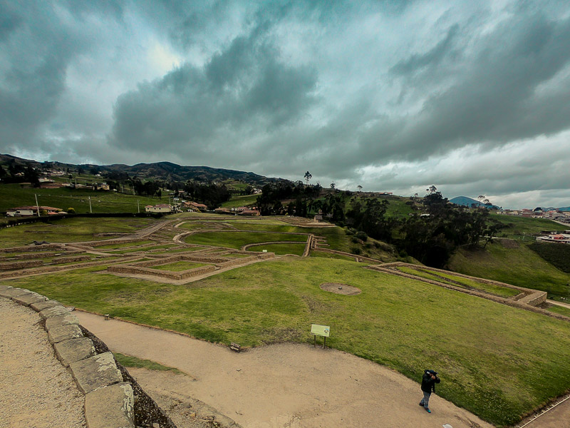 View from Templo del Sol