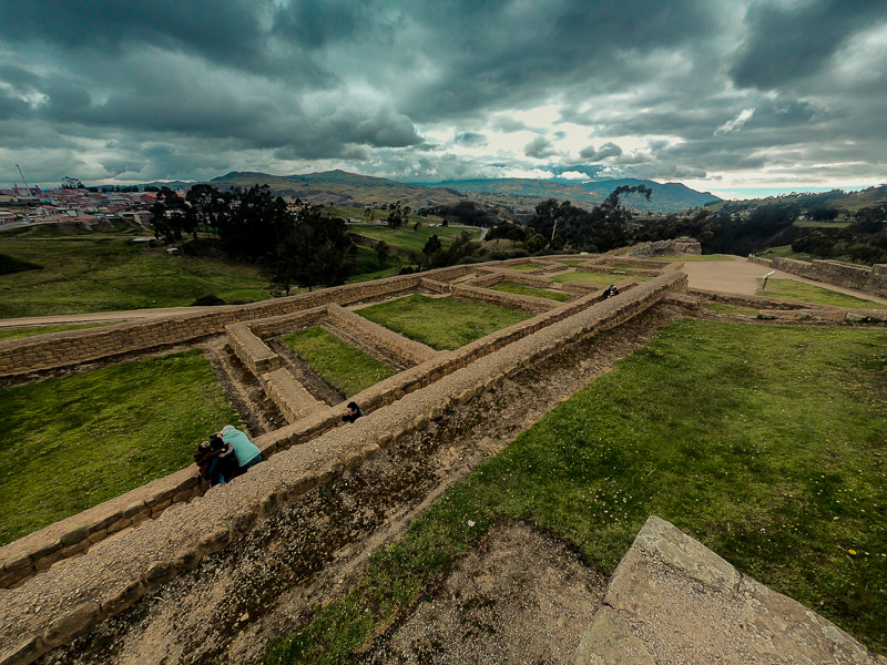 View from Templo del Sol