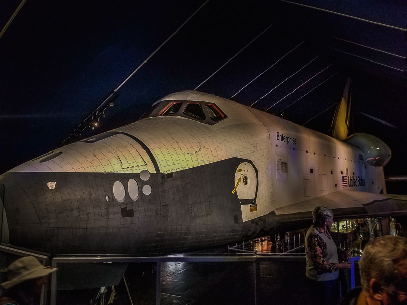 Space Shuttle Enterprise on display