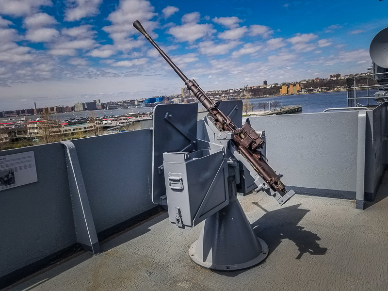 Smaller anti-aircraft gun from an earlier period