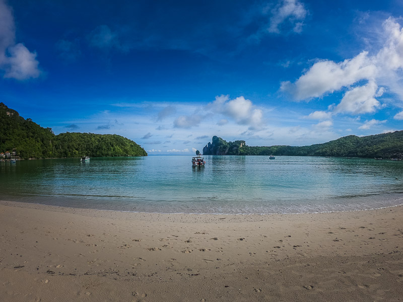 View from the beach