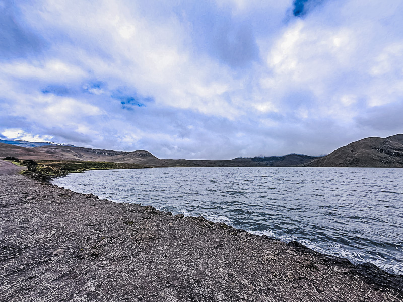 View from the shore