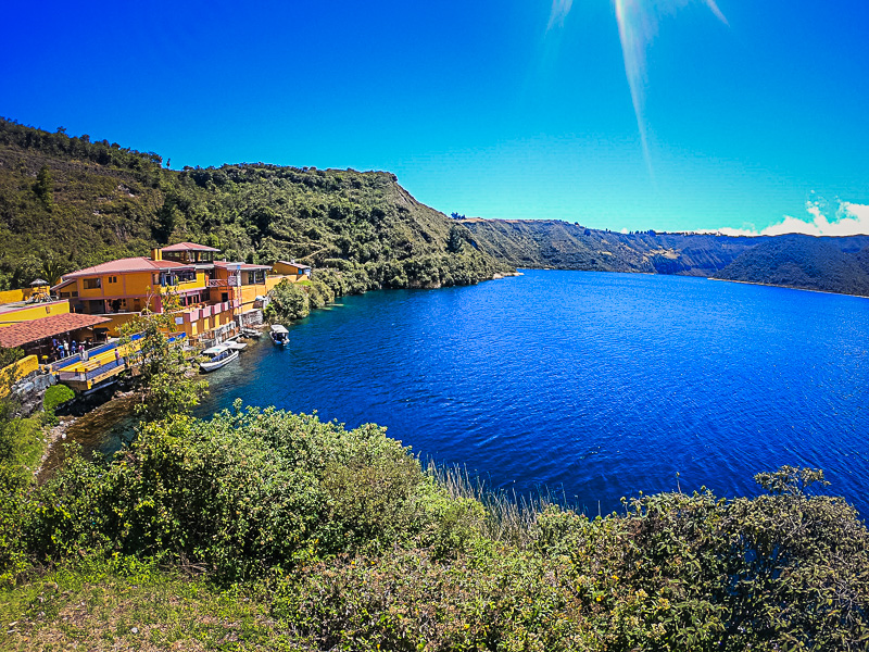 The lake from the viewpoint