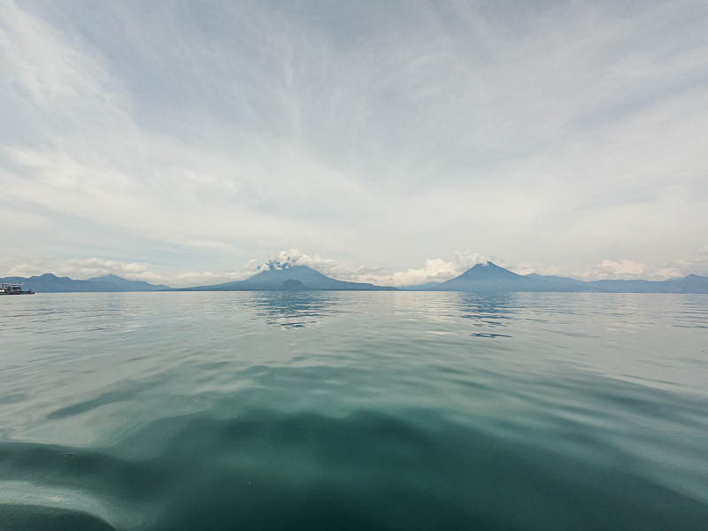 Views from the middle of the lake