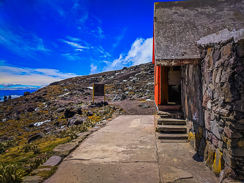 Entrance to the refuge