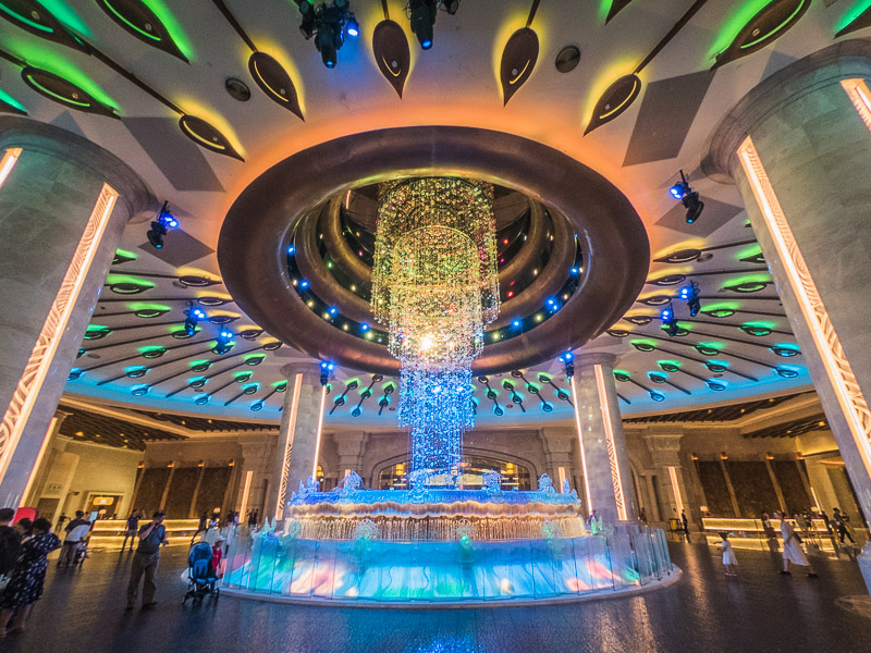 Fountain at the Galaxy Hotel for the Diamond Show