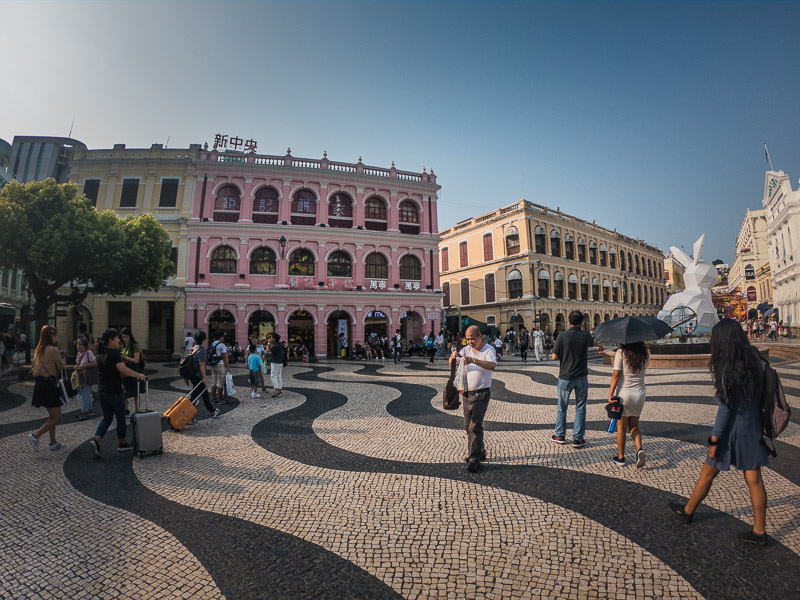 Colonial buildings in Senado Square