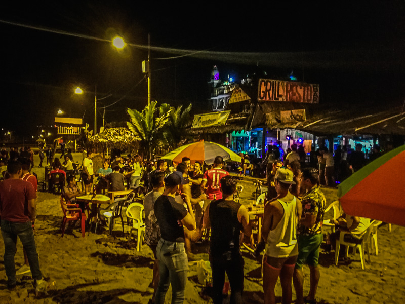 Party on the beach