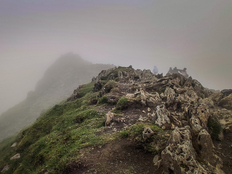 The cloudy summit