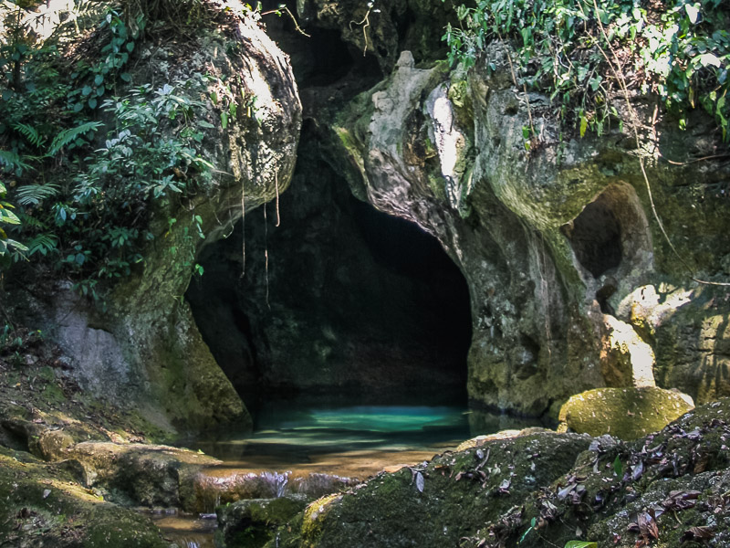 Entrance to the cave