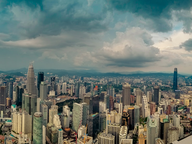 The city from the Sky Deck Tower